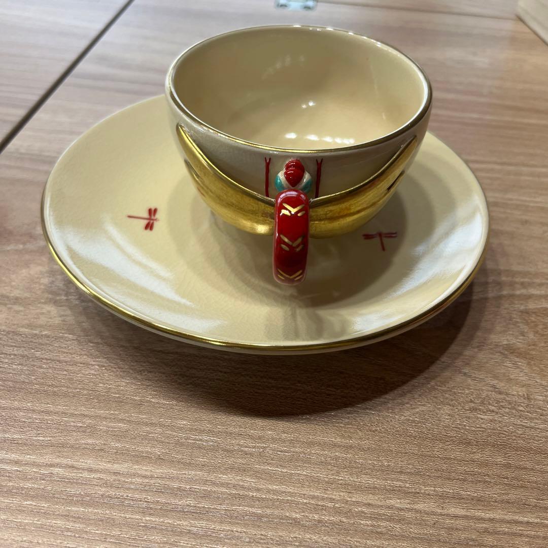 薩摩蜻蛉ティーカップ 数回使用 ペア(2つ)