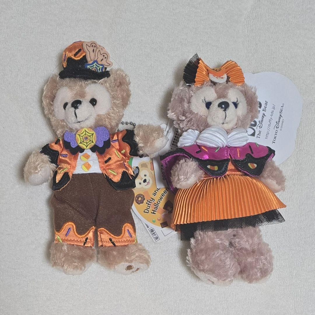 ディズニー ダッフィー&シェリーメイ ハロウィン ぬいぐるみバッジ