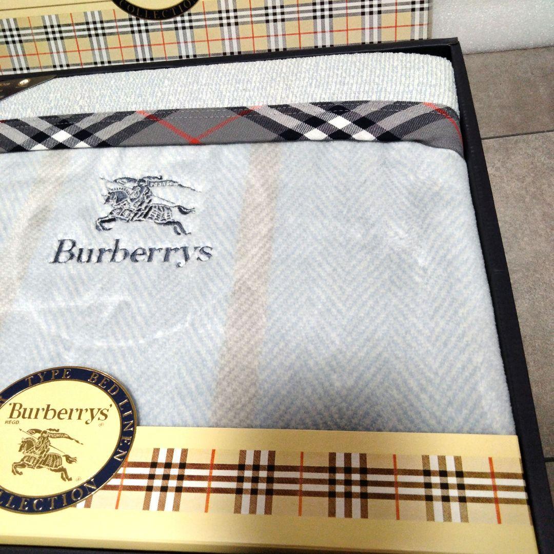 BURBERRY バーバリー パイルブランケット ブランケット 毛布 綿毛布