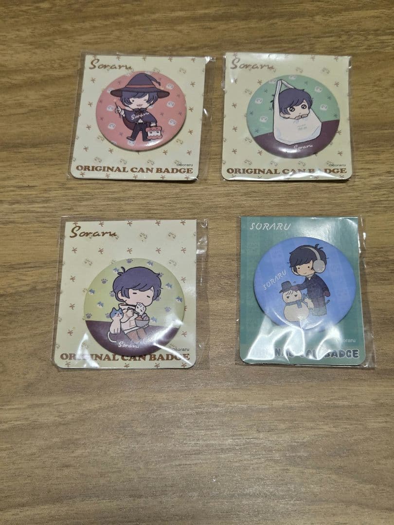そらる オリジナル缶バッジ 4個セット - メルカリ