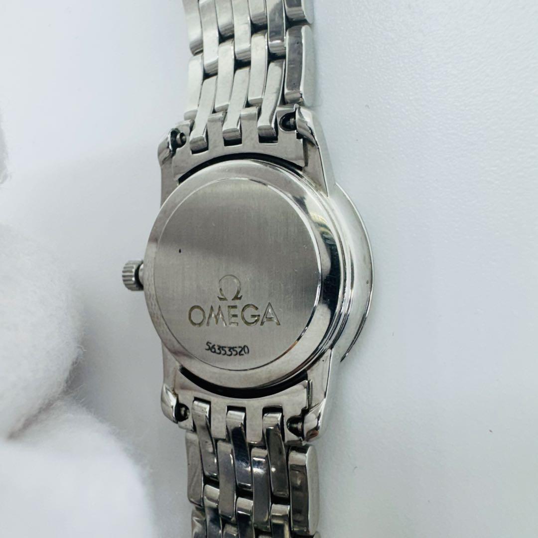 ✨OMEGA✨オメガ✨デビル✨クォーツ✨シルバー文字盤✨レディース✨腕時計✨