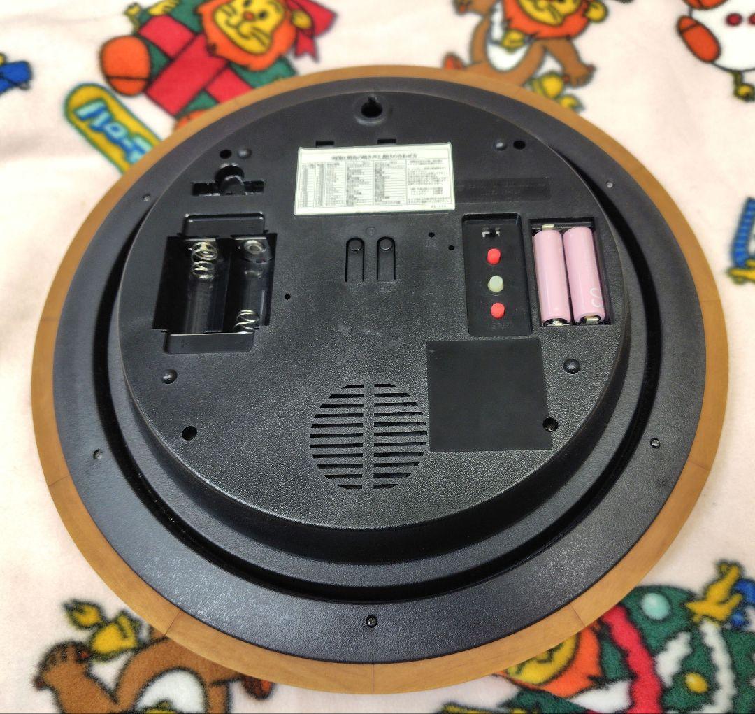 エルジン メロディ時計 電波時計 からくり 掛時計 壁掛け時計 鳥 BS729