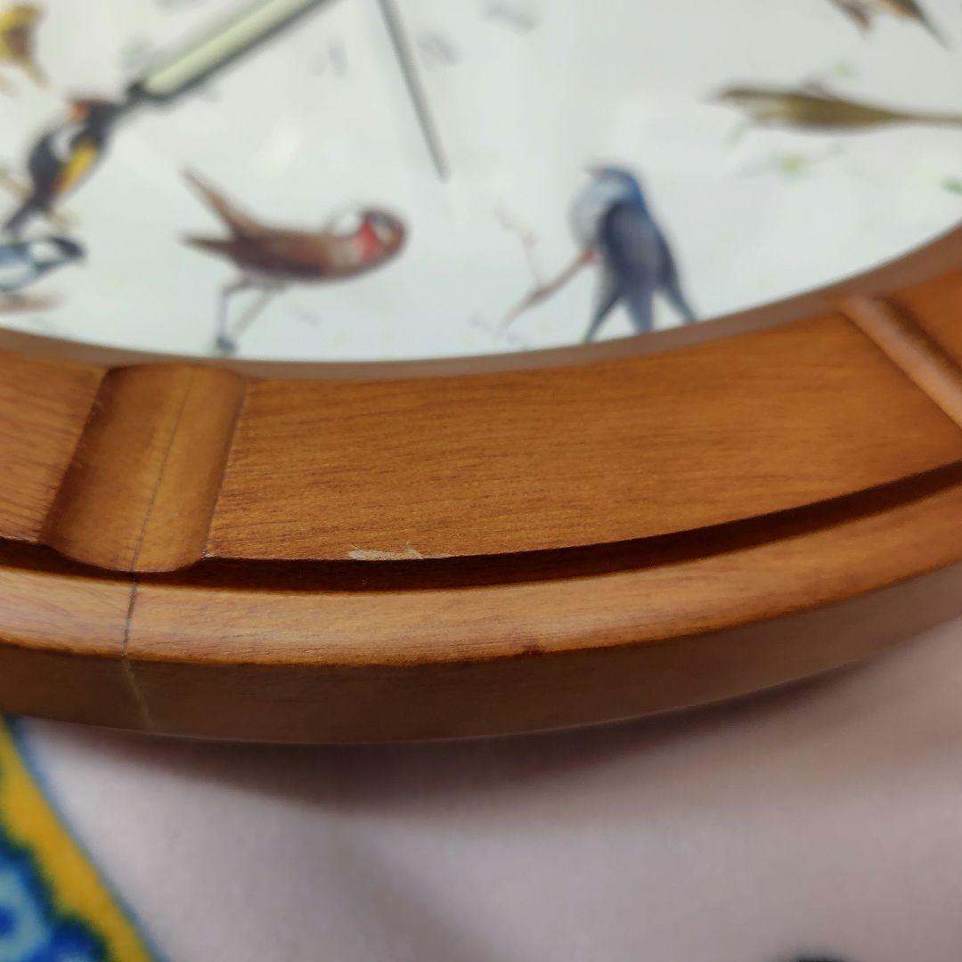 エルジン メロディ時計 電波時計 からくり 掛時計 壁掛け時計 鳥 BS729