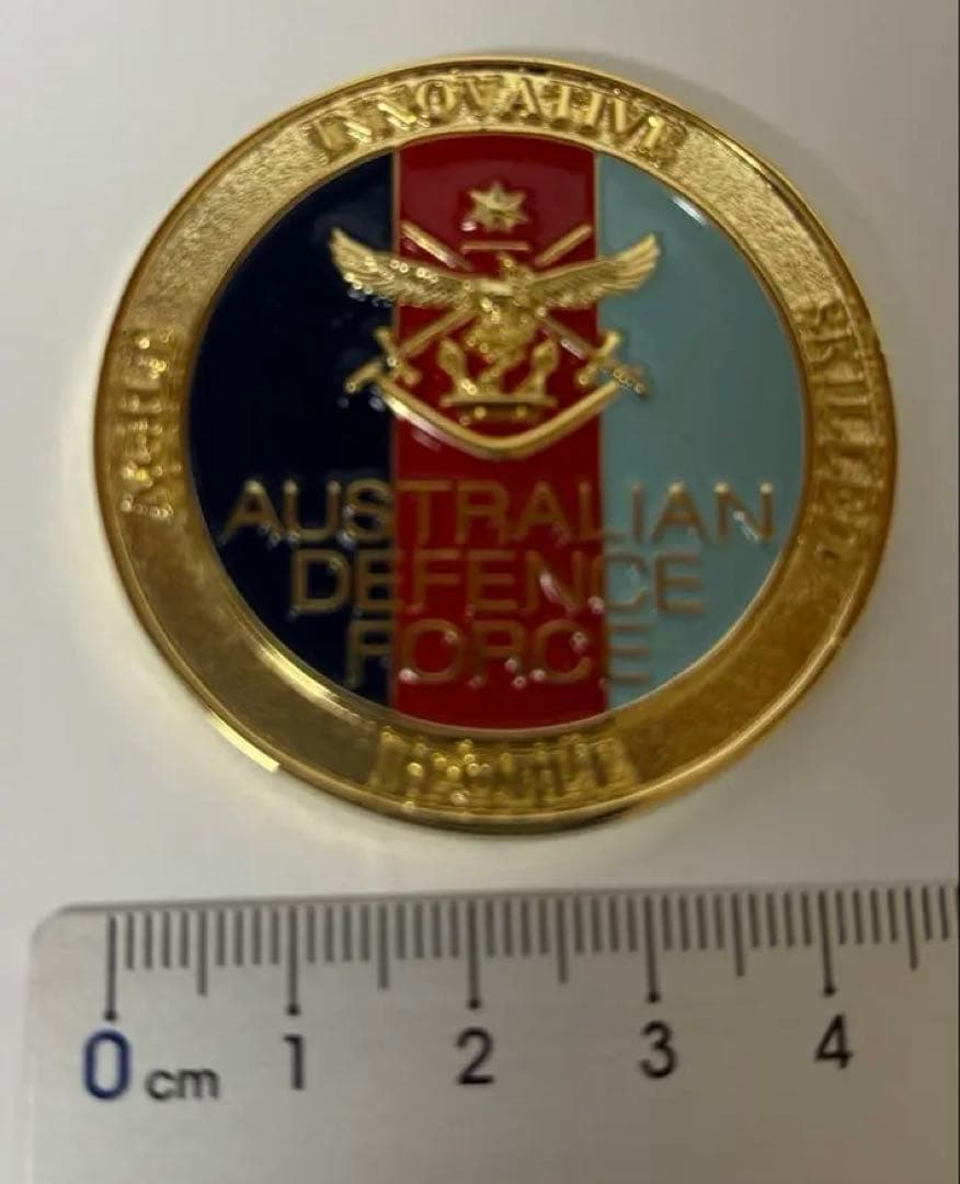 豪軍、残り1つ】オーストラリア国防軍 チャレンジコイン