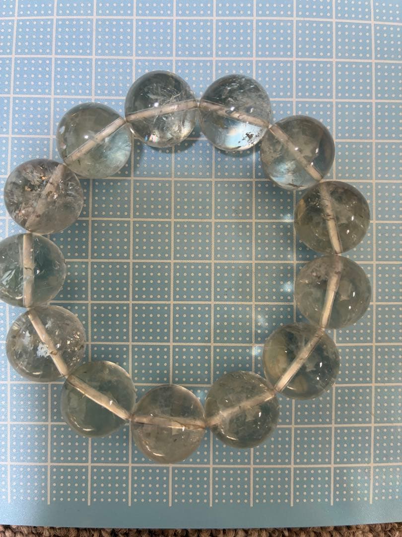 グリーンアメジスト 大玉 ブレスレット