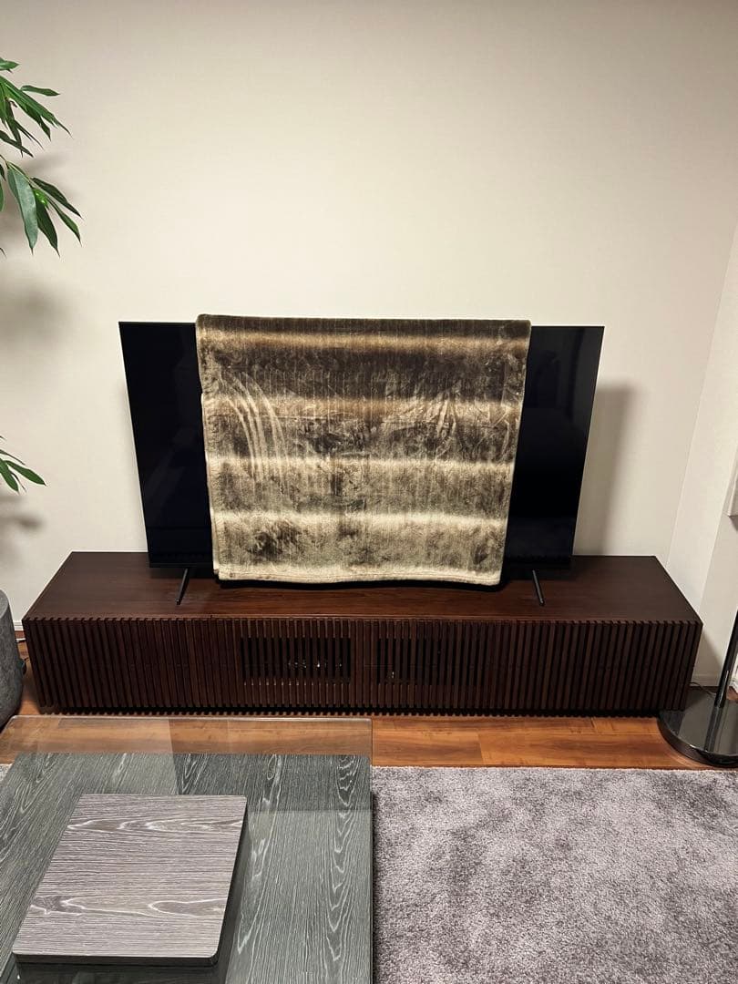 アルモニア LUSSY テレビボード　ブラウン 180cm