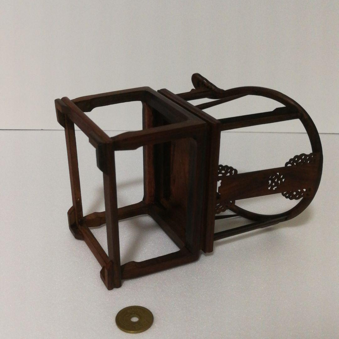 ミニ唐木椅子三点セット(整理番号:AH01)