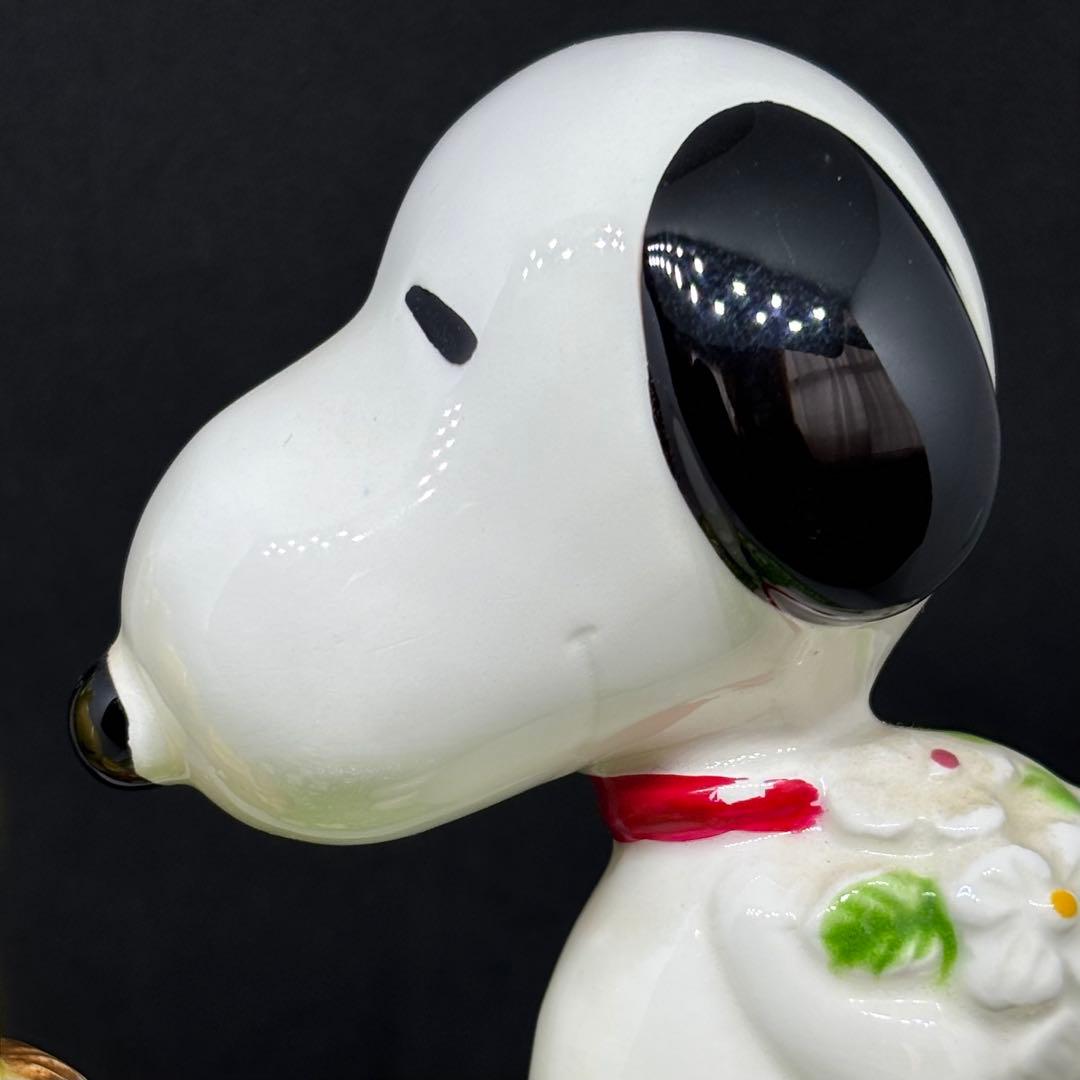 ニ*キ様 PEANUTS スヌーピー　陶器　オルゴール　ヴィンテージ