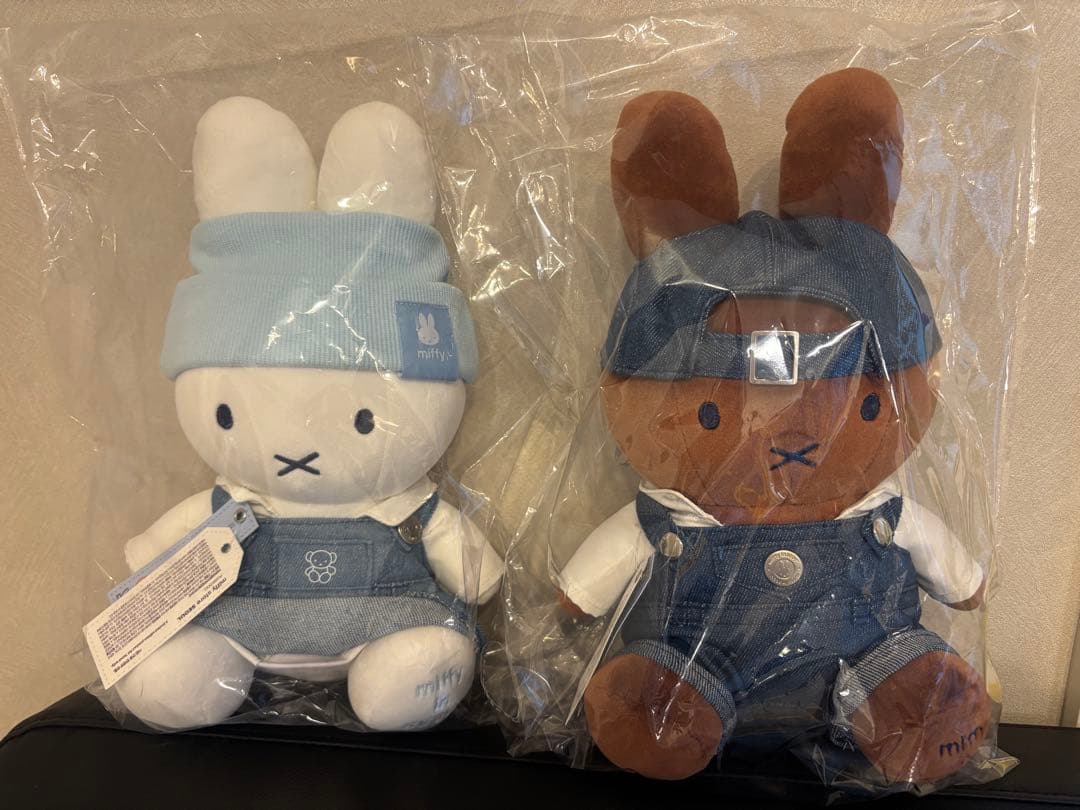 本日限定価格❗️ミッフィー ソウル限定　ぬいぐるみ 2体セット 韓国 ソウル ソンス 聖水 限定 ミッフィー デニム ぬいぐるみ 2点