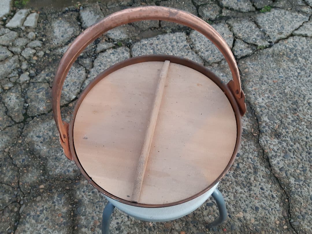 銅なべふた付き