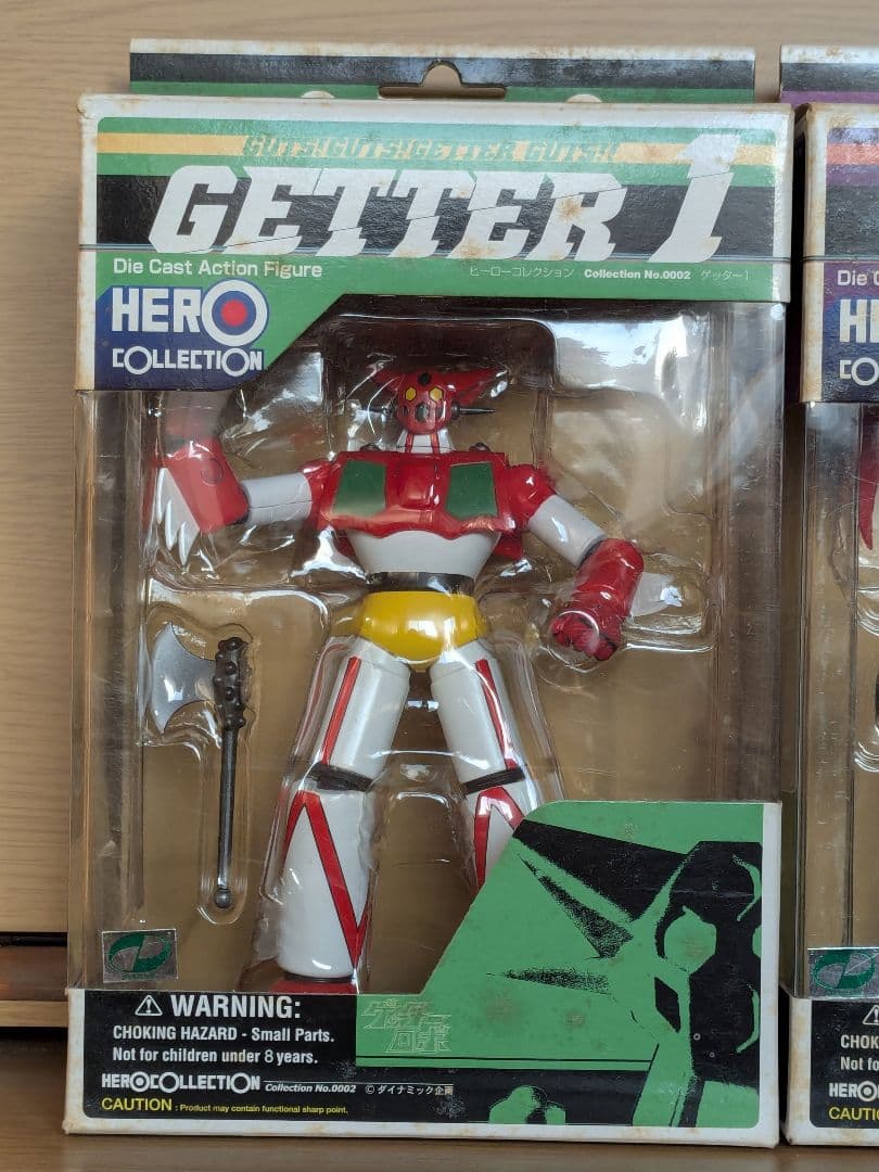 ヒーローコレクション ダイキャストアクションフィギュア 3体セット