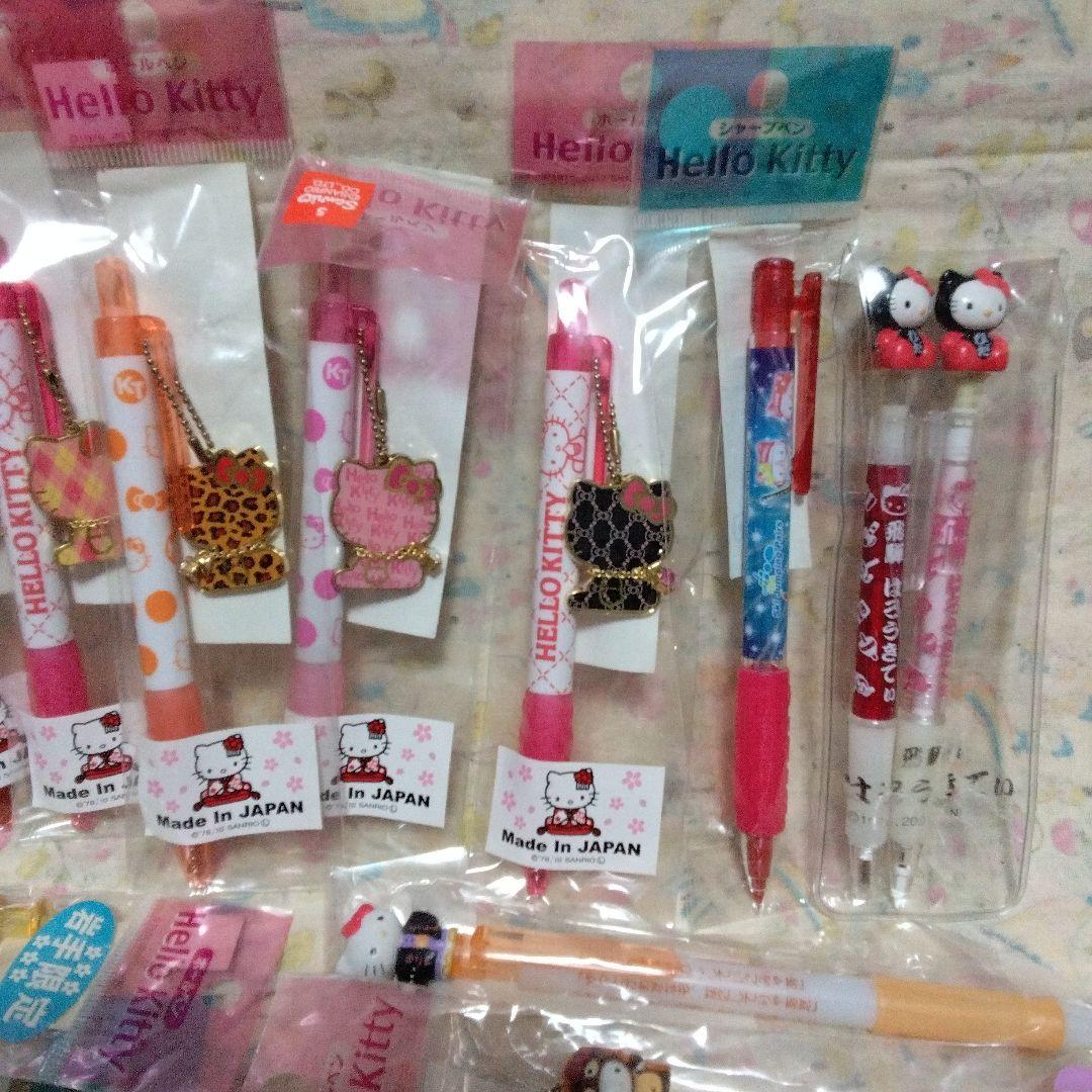 ご当地　Hello Kitty ボールペン、シャープペンシルセット 日本製24本