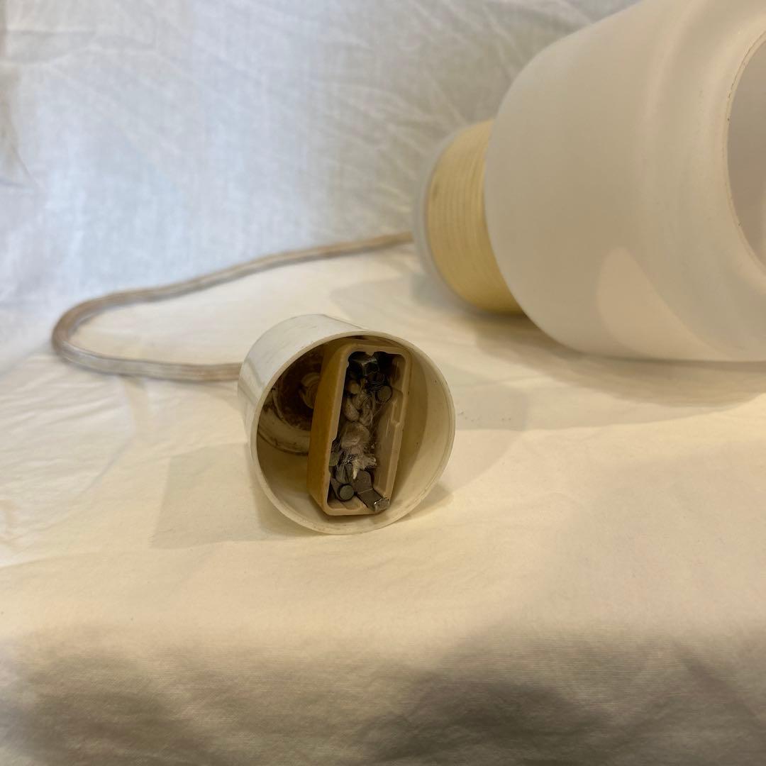 70s80sヴィンテージランプ 北欧　ガラス　ミッドセンチュリー　ポストモダン