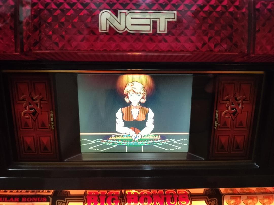 【パチスロ実機】ネット★『初代』ブラックジャック777【不要機付】４号機