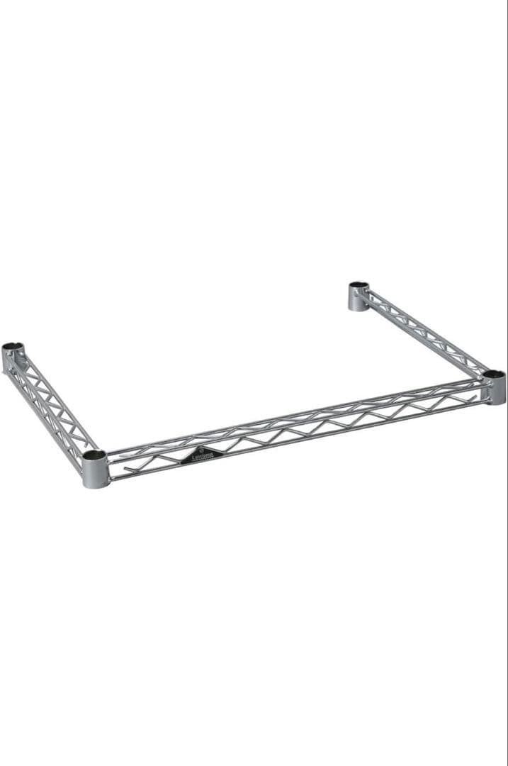 ルミナス スリム スチールラック 突っ張り付き 幅80×奥行50 ウッドシート付