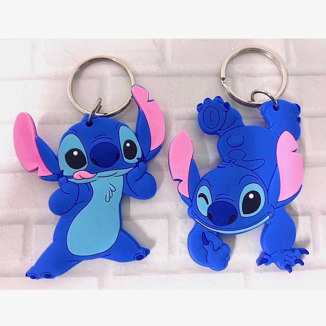 ディズニー スティッチ キーホルダー 2種セット 可愛いデザイン