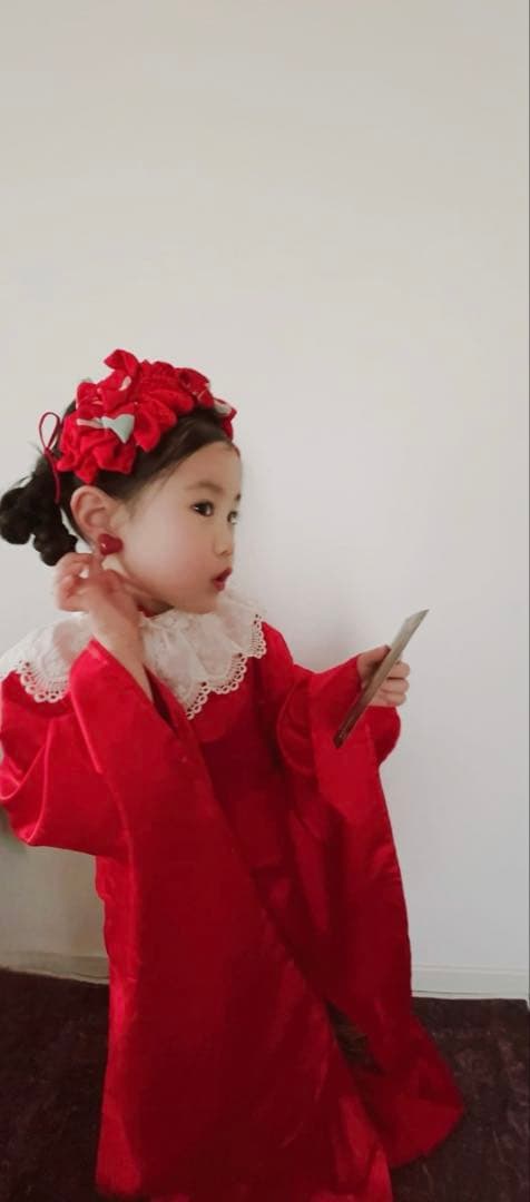 七五三　七五三髪飾り　ヘッドドレス　 選べるイヤリング♡　082