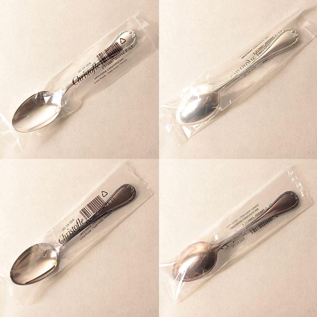 ✨未開封　クリストフル　Christofle リュバン　コーヒースプーン　4本