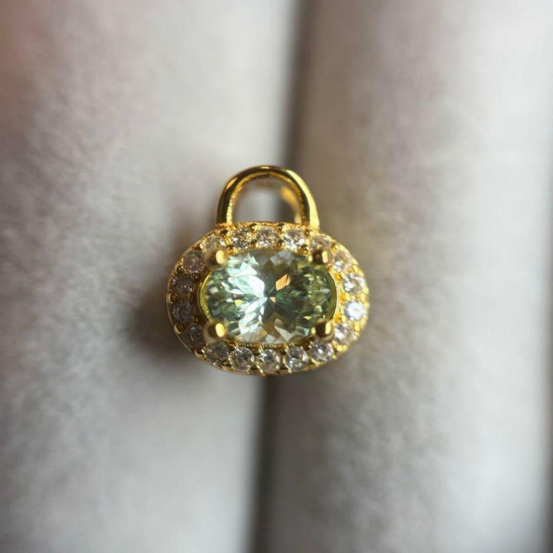 ★値下げ★天然石　鑑別メモ付　グロッシュラライトガーネット　ペンダントトップ