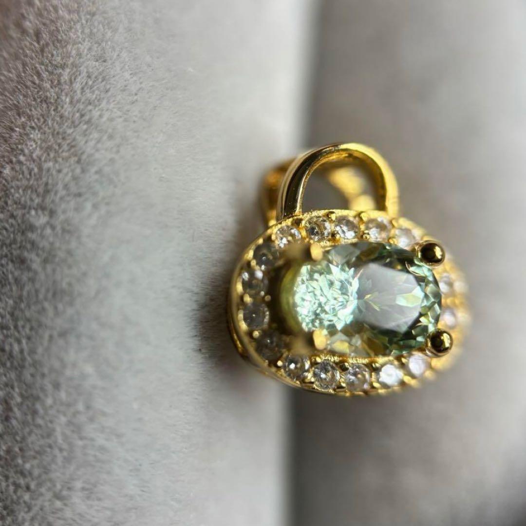 ★値下げ★天然石　鑑別メモ付　グロッシュラライトガーネット　ペンダントトップ