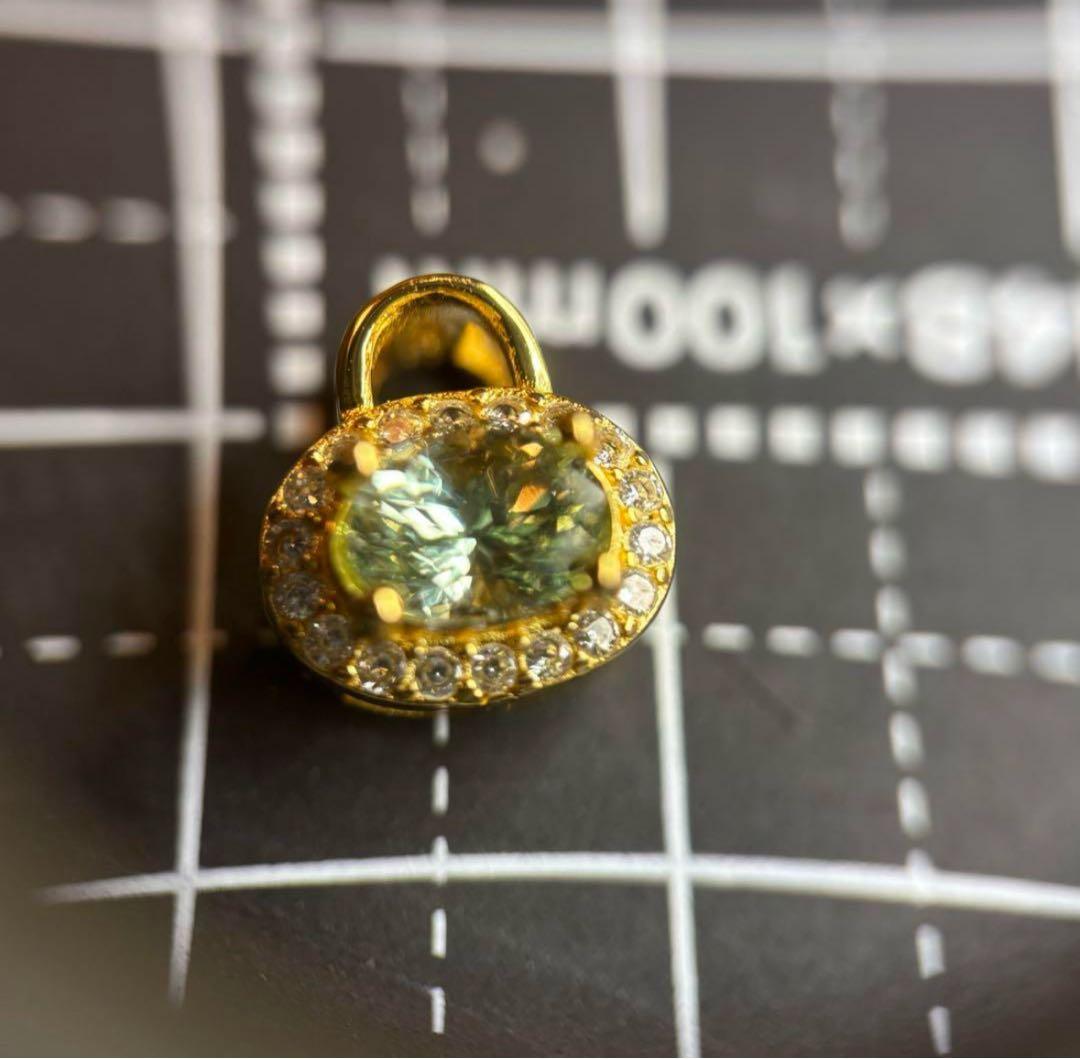 ★値下げ★天然石　鑑別メモ付　グロッシュラライトガーネット　ペンダントトップ