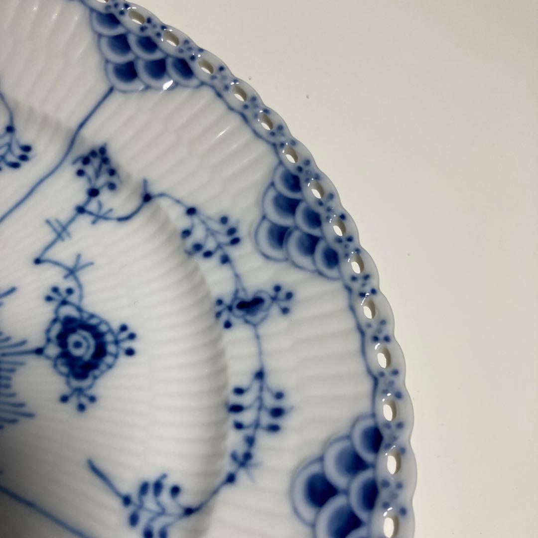 【lucky】ブルーフルーテッド　フルレース　19cm