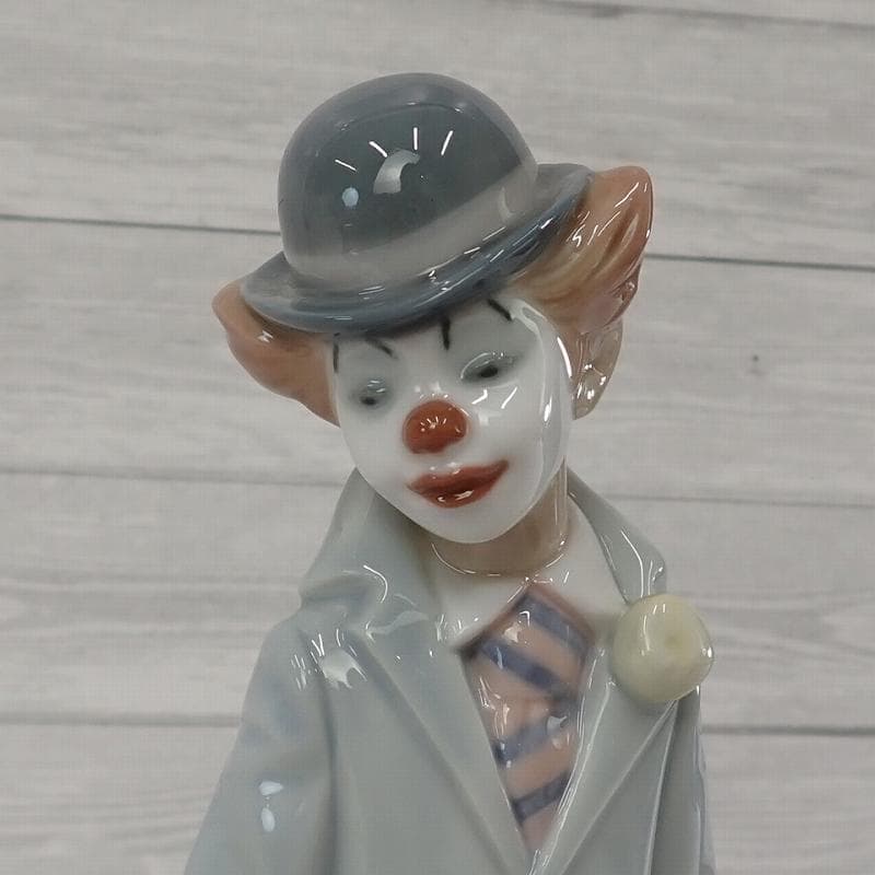 RU-6181リヤドロフィギュリン　ピエロ　2体 サックス　バイオリン音楽隊