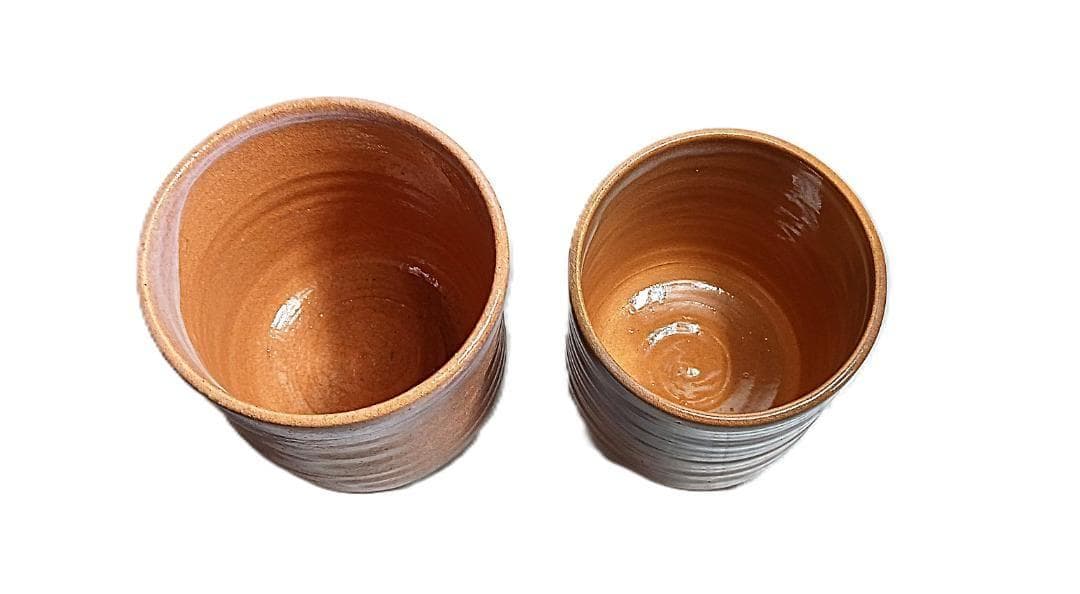 未使用品】 十一代 11代 坂高麗左衛門 韓峯 萩焼 湯呑 2客 - メルカリ