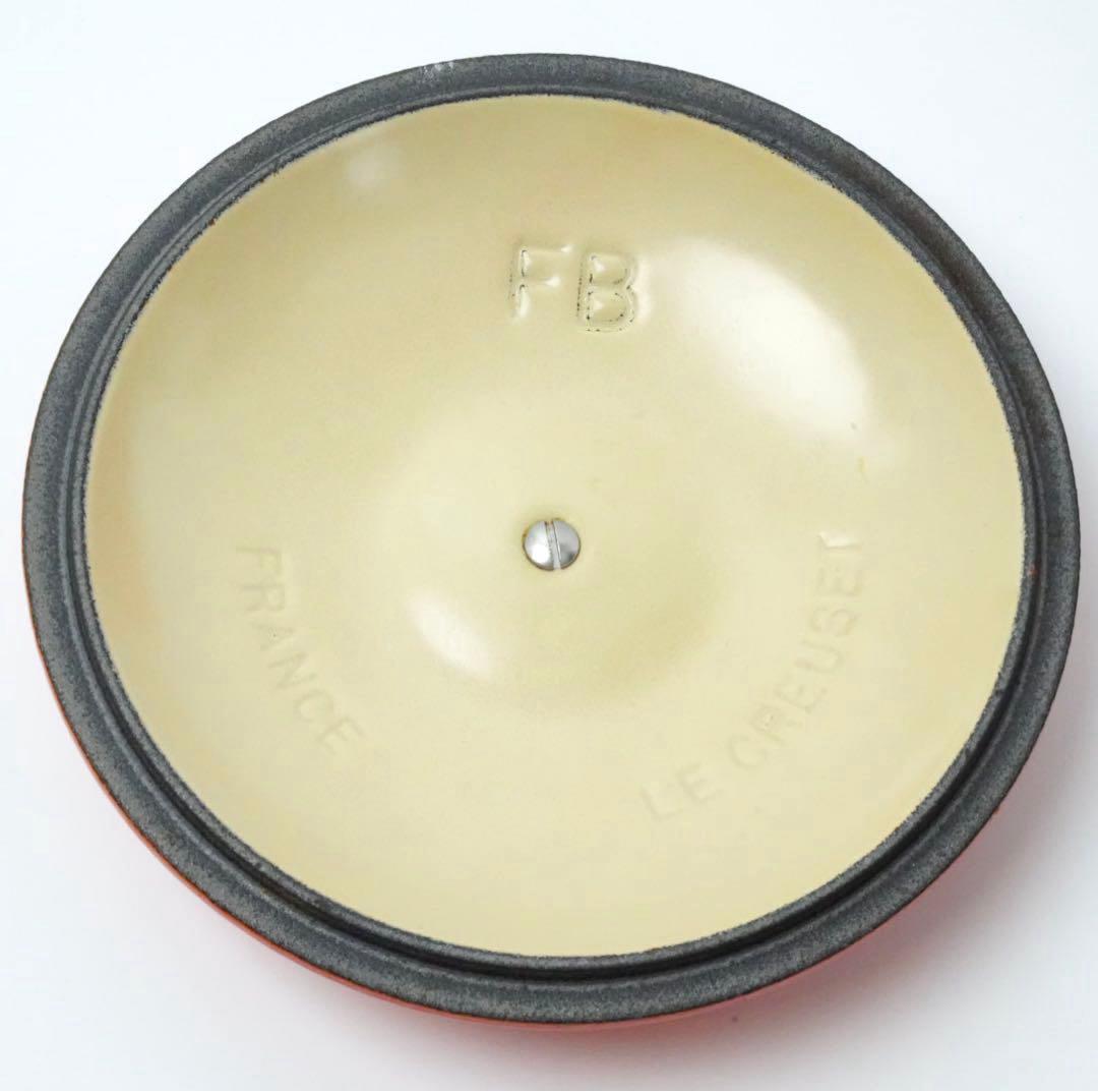 【美品】LE CREUSET　ウィンザーポット　オレンジ　16cm