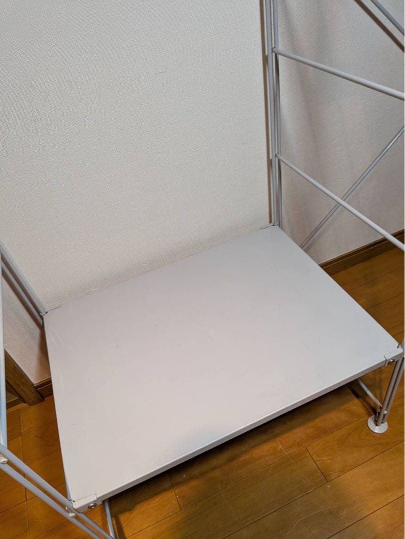 ■送料込■無印良品 ステンレスユニットシェルフ 棚 アイアン家具 収納