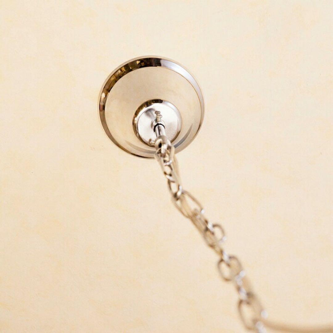 シルバー 6灯 シャンデリア