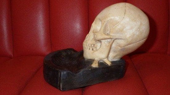 ビンテージ★スカル★灰皿★ドクロ★ガイコツ★アート★置物★小物入れ★髑髏★骸骨