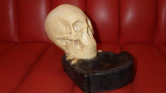ビンテージ★スカル★灰皿★ドクロ★ガイコツ★アート★置物★小物入れ★髑髏★骸骨