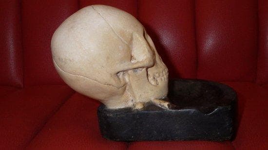 ビンテージ★スカル★灰皿★ドクロ★ガイコツ★アート★置物★小物入れ★髑髏★骸骨