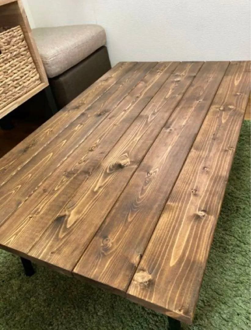 ウォルナット　収納　折りたたみ　センターテーブル