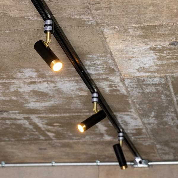 スポットライトx2 と ダクトレールのセット｜TIC