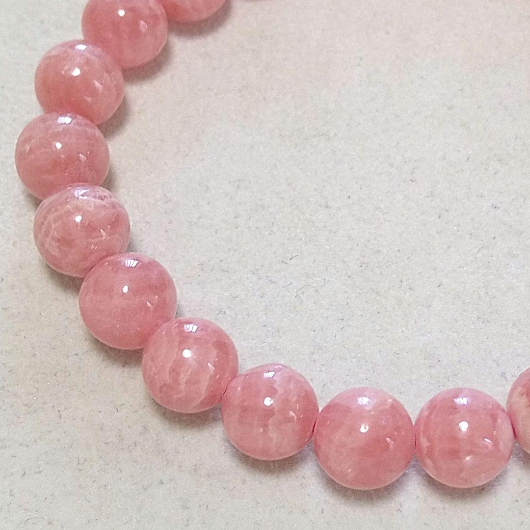 プロフ必読！∞ 恋愛運・人気・トラウマ除去♪高品質 インカローズ8mmブレス ∞