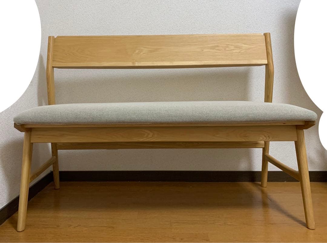 unico SIGNE シグネ ベンチバックレスト ダイニングチェア ベンチ