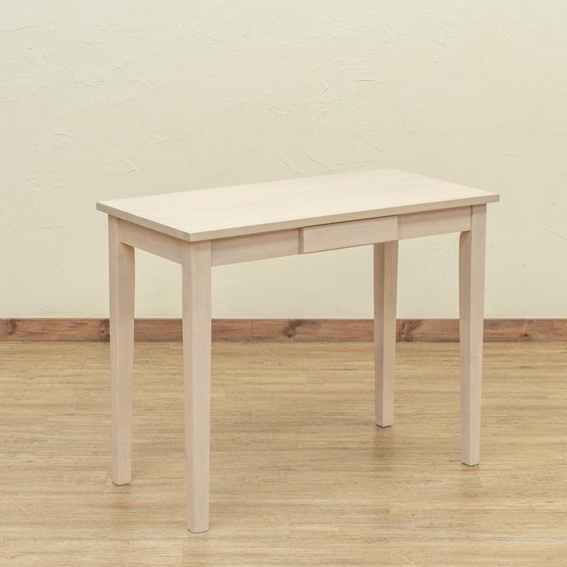 《新品・送料無料》木製テーブル　90×45　NA/WW