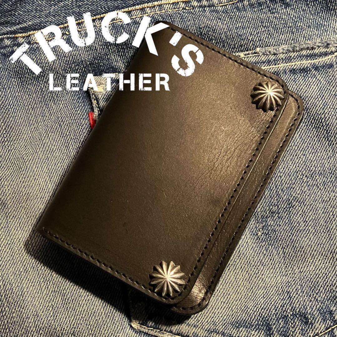 お札が折れない！ミドルトラッカーウォレット アポロコンチョ シルバー