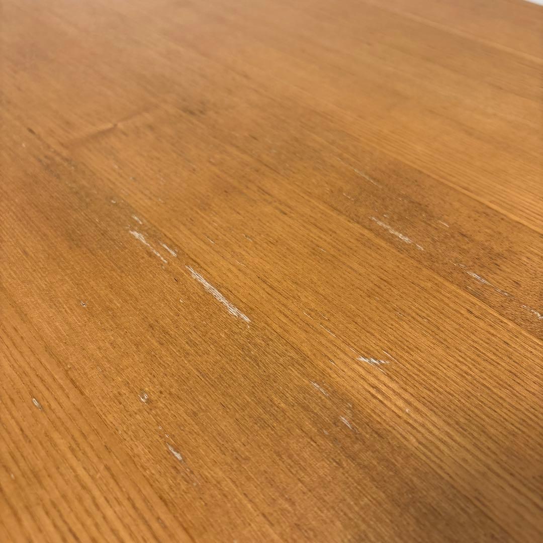 希少 無印良品 無垢材　タモ　ローテーブル　センターテーブル　北欧　120×45