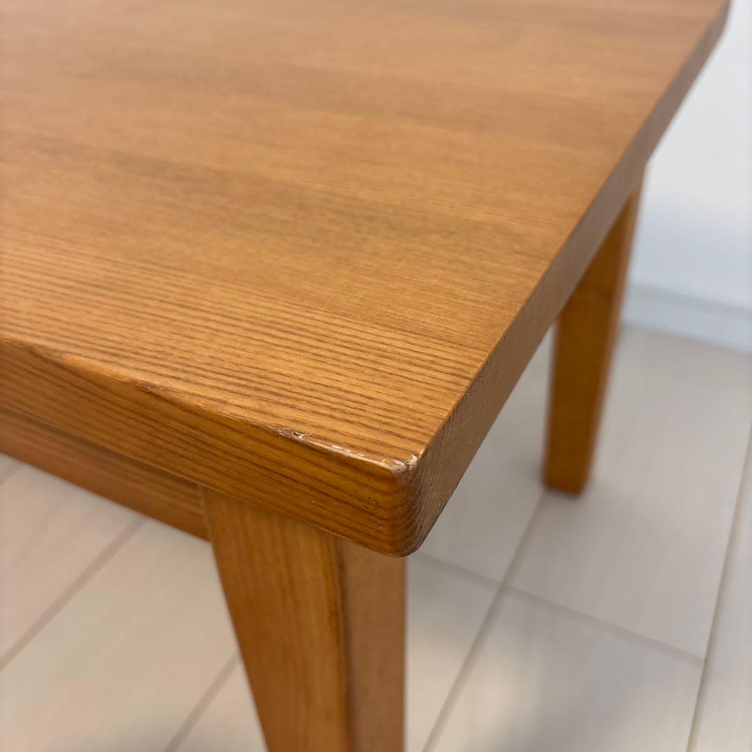希少 無印良品 無垢材　タモ　ローテーブル　センターテーブル　北欧　120×45