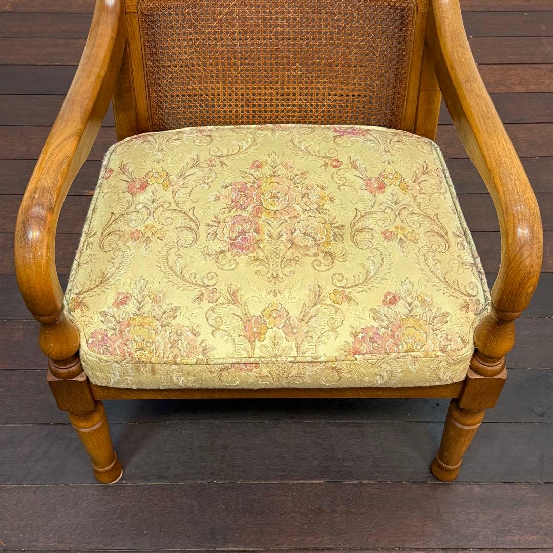 H112K30b 飛騨産業 HIDA キツツキマーク 1人掛けソファ