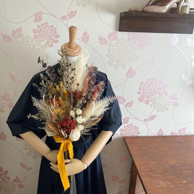 長さ約60cm・ブリックオレンジのワイルドロングスワッグ LLの通販はau