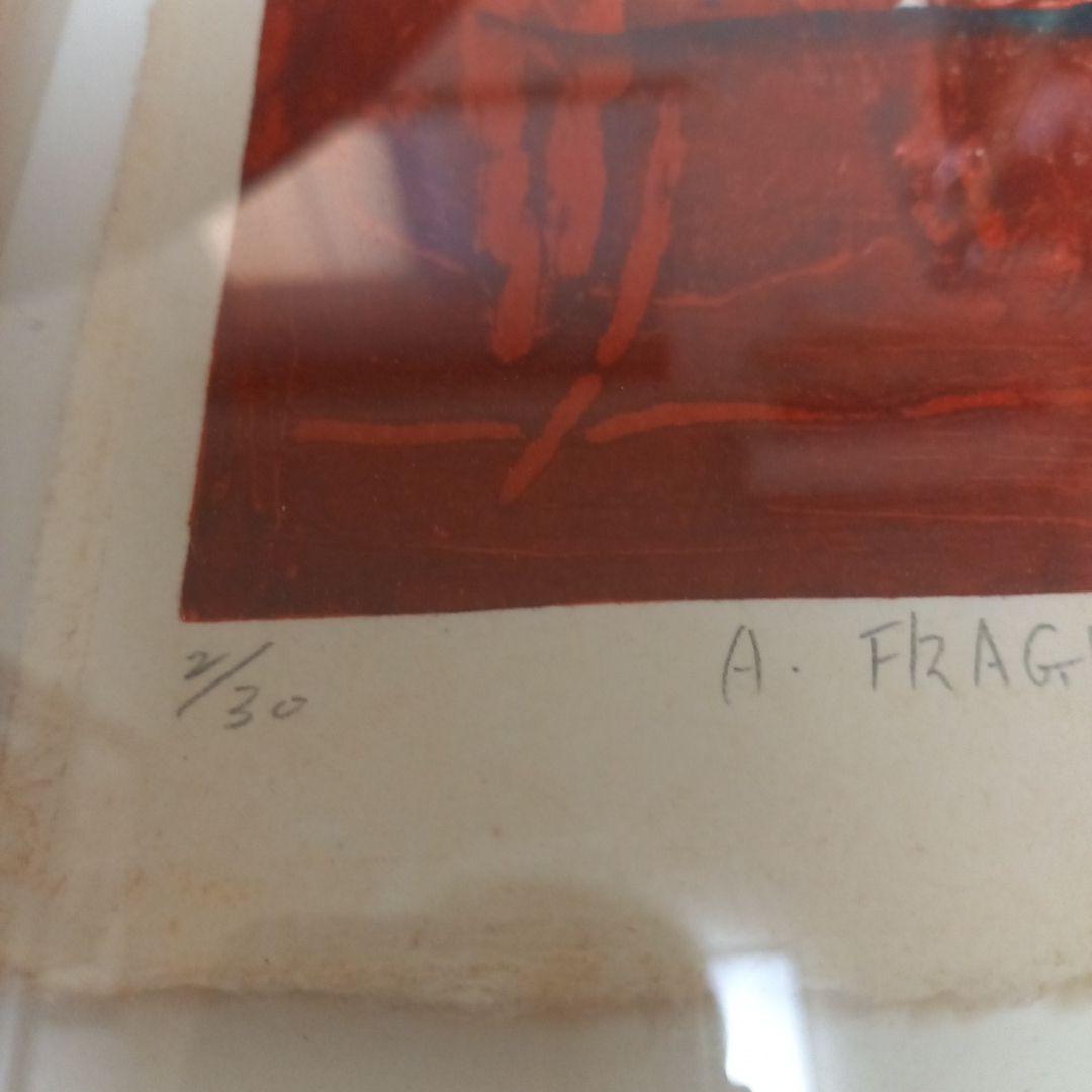 鈴木吐志哉版画作品　タイトル　A FRAGENT 32 　限定30枚　額装済み