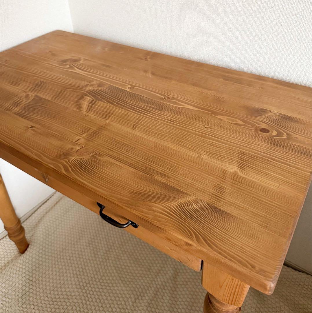 カントリー　デスク　机　作業机　勉強机