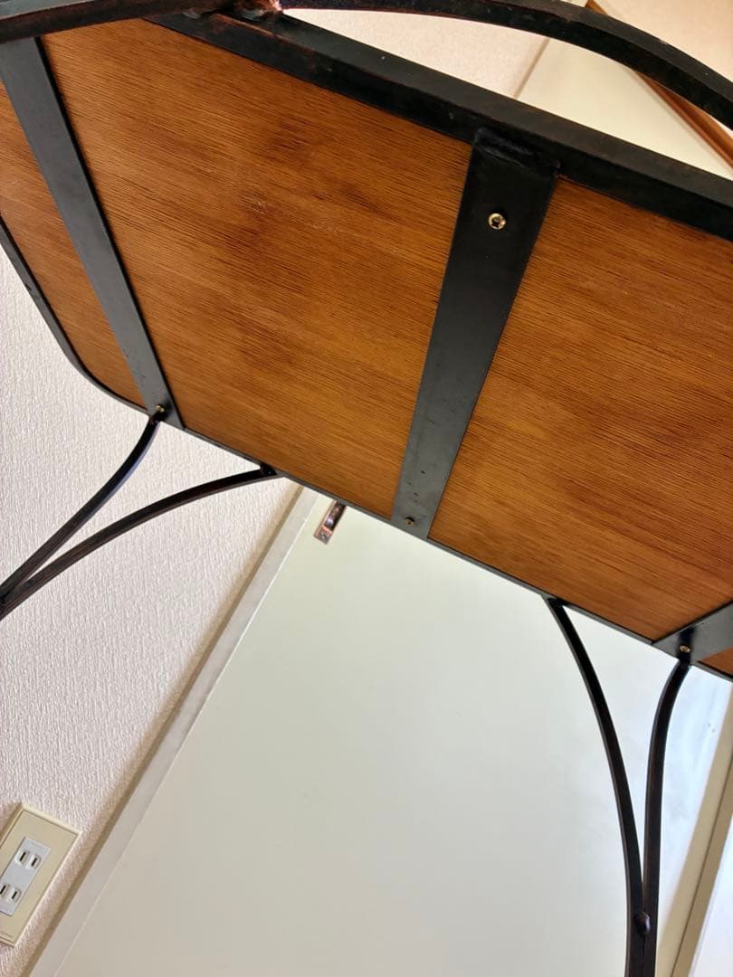 緑色大理石模様のキッチンワゴン ワゴン レトロ家具 アンティーク