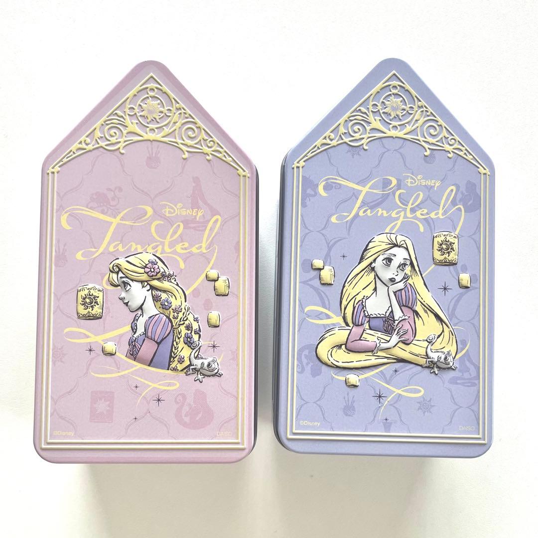 新品未使用】ラプンツェル缶ケース 2点セット ディズニープリンセス