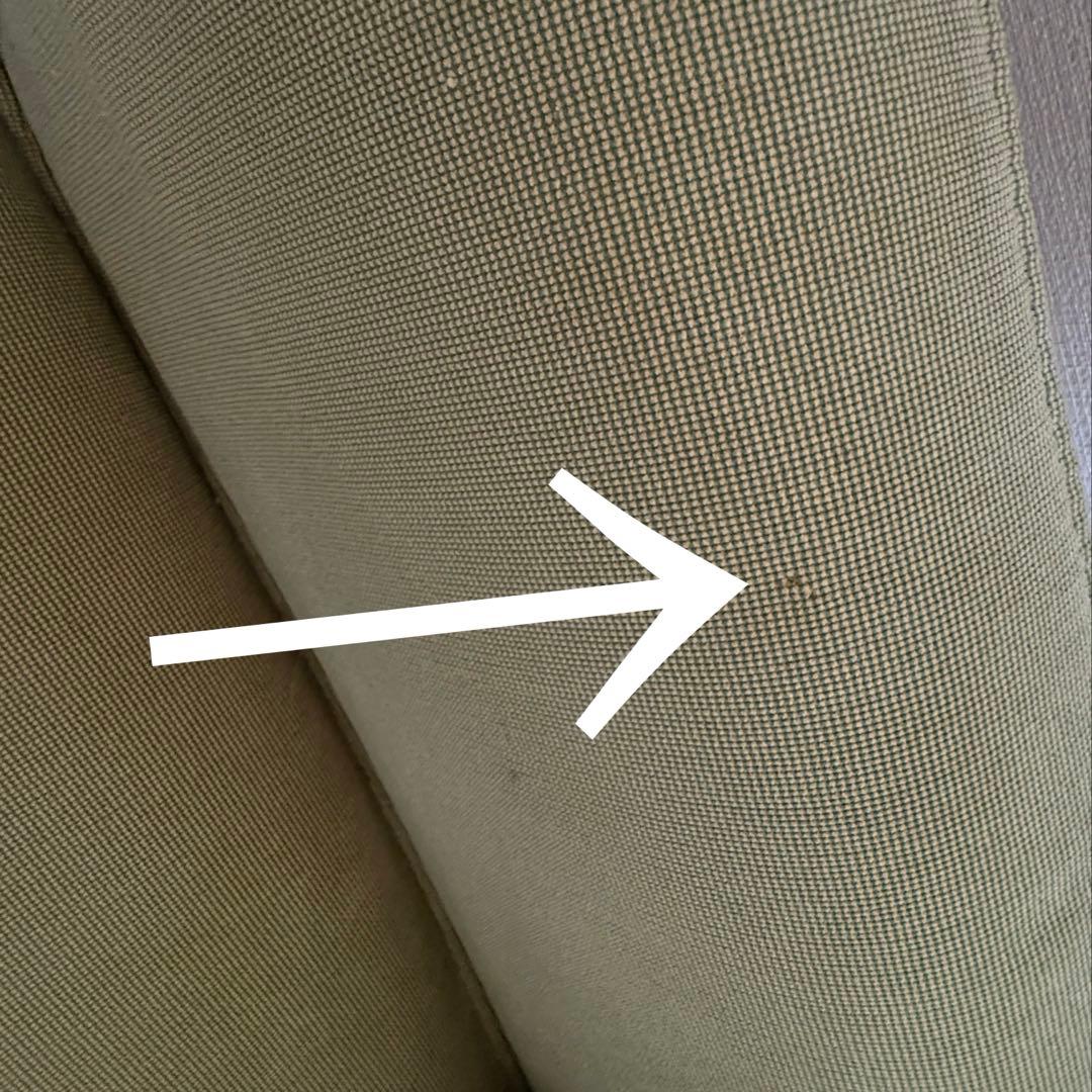 【中古品】ニトリ 2人掛けソファー グリーン