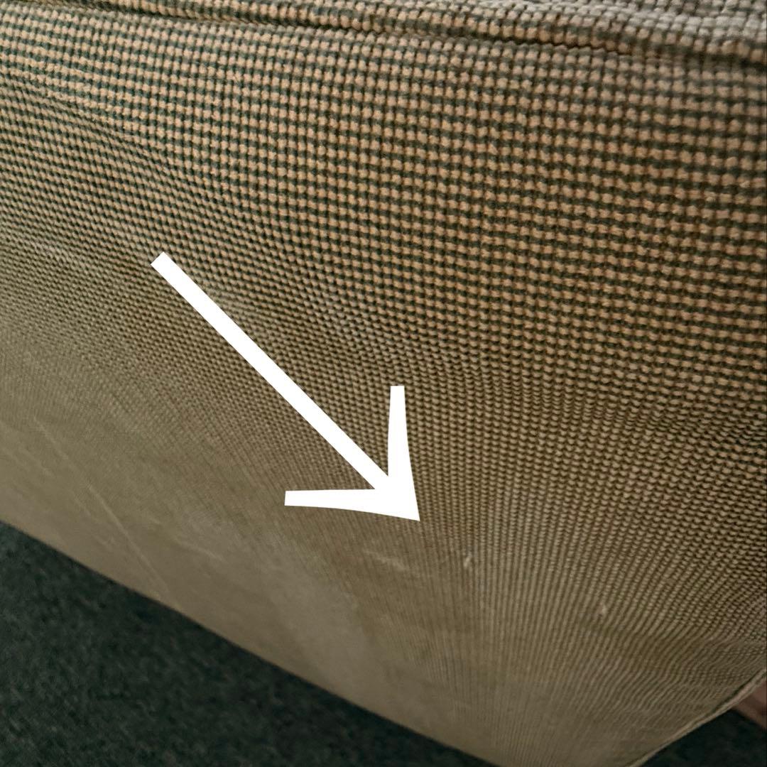 【中古品】ニトリ 2人掛けソファー グリーン